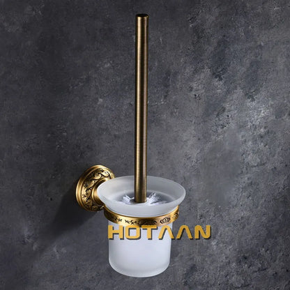 . Antique Brass Aluminium Bathroom Accessories Set,Robe hook,Paper Holder,Towel Bar,Soap Basket,Bathroom Fitting