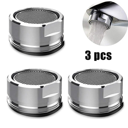 3PCS Brass Water Saving Faucet Tap Aerator Replaceable Filter Mixed Nozzle  Thread Smart Home Bathroom Accessories Dropship