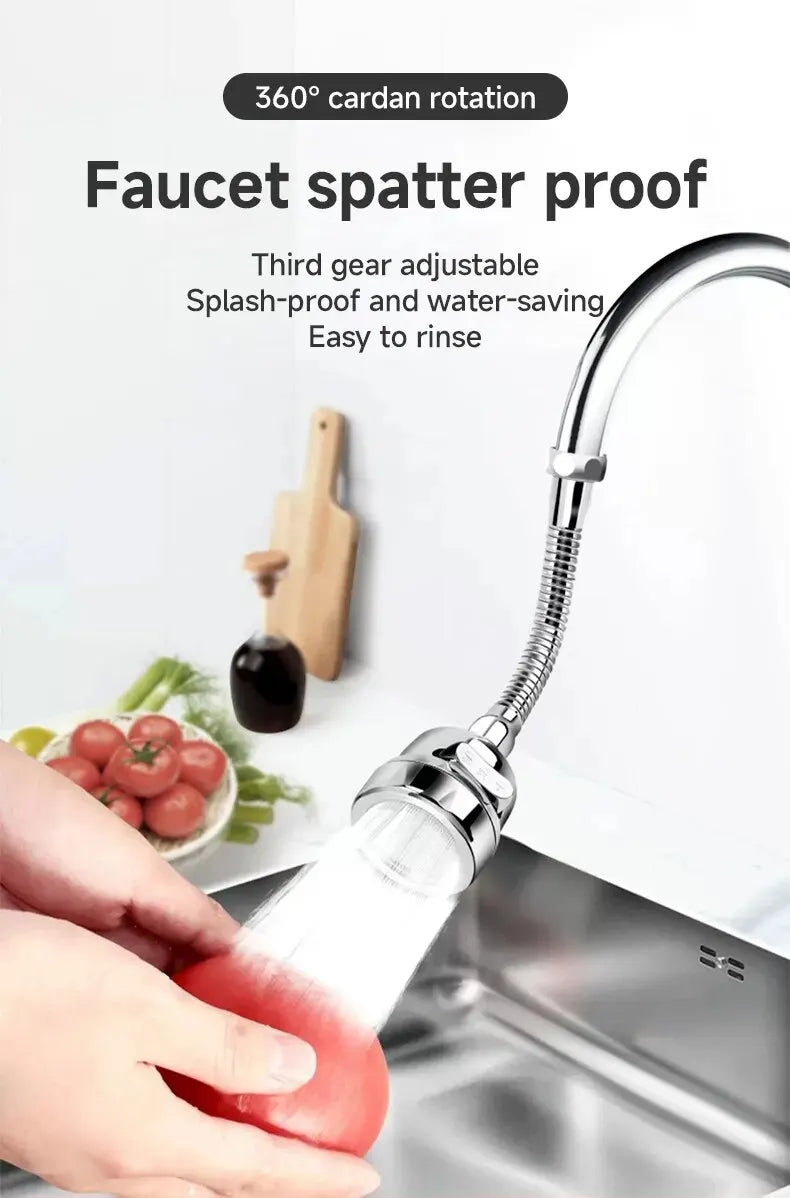 3 Modes Universal Kitchen Faucet Extenders Adapter 360° Rotation Filter Kitchen Gadgets Spray Water Saving Tap Nozzle