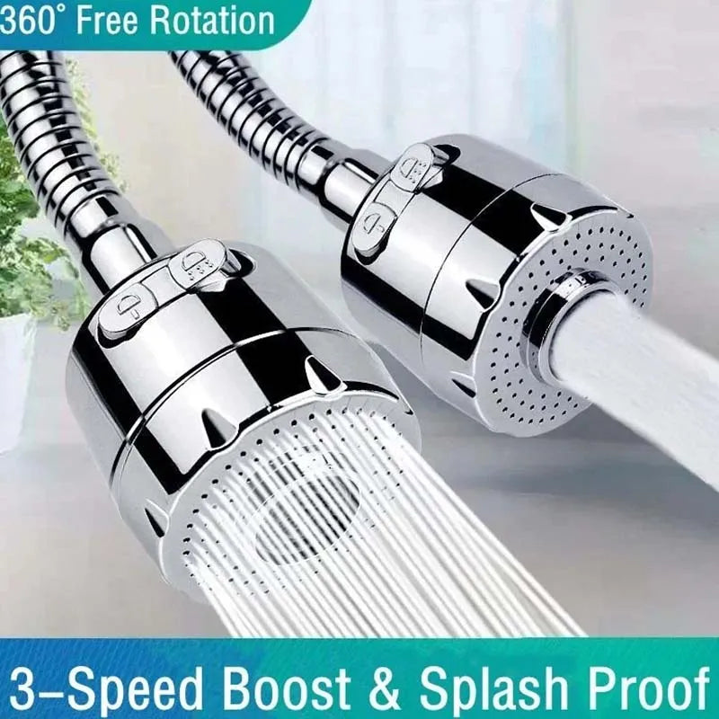 2/3 Modes Sink Faucet 360 Degree Rotation Filter Extension Tube Shower Water Saving Tap Universal Kitchen Gadgets Accessories