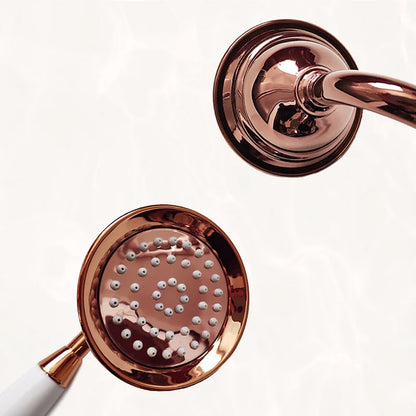 Brass Golden Rainfall Shower Head Rose Gold Handheld Shower Bathroom Replace Rain Showerhead Antique Brass Showerhead Accessory