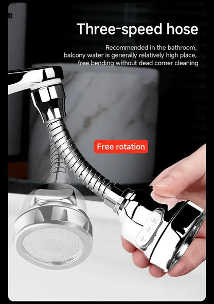 3 Modes Universal Kitchen Faucet Extenders Adapter 360° Rotation Filter Kitchen Gadgets Spray Water Saving Tap Nozzle