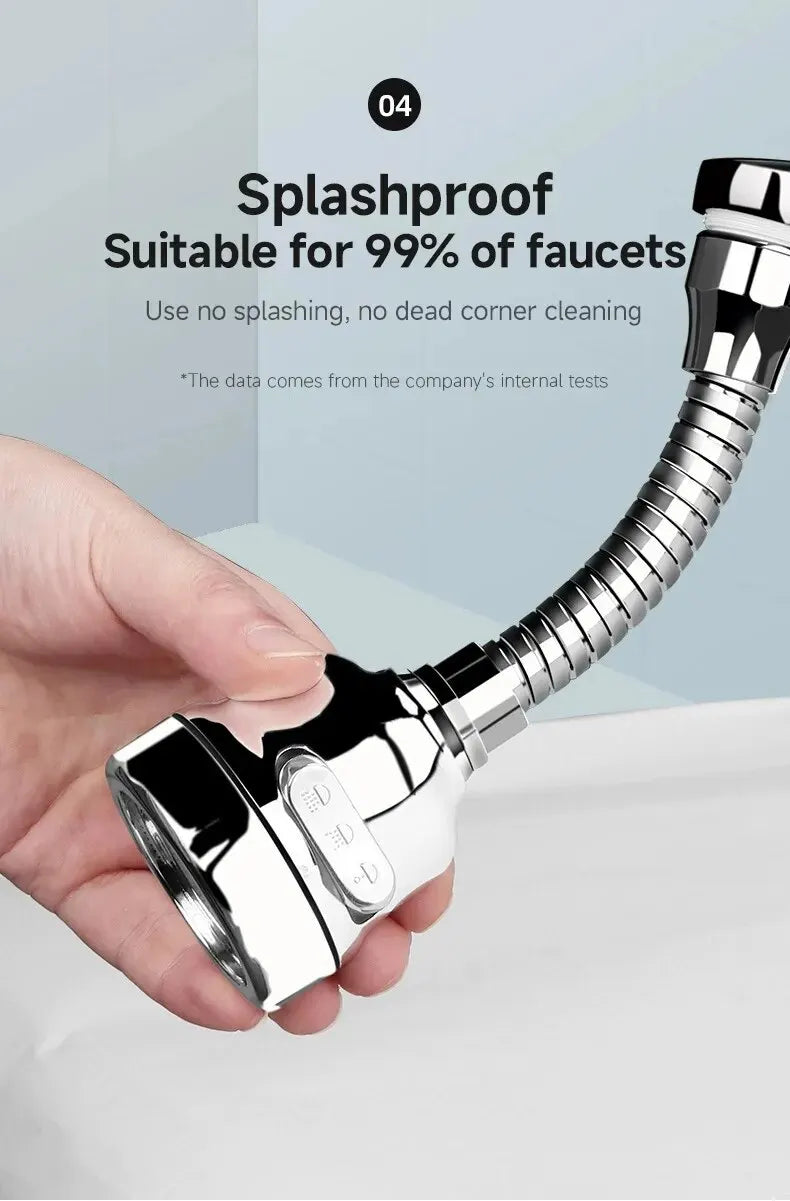 3 Modes Universal Kitchen Faucet Extenders Adapter 360° Rotation Filter Kitchen Gadgets Spray Water Saving Tap Nozzle