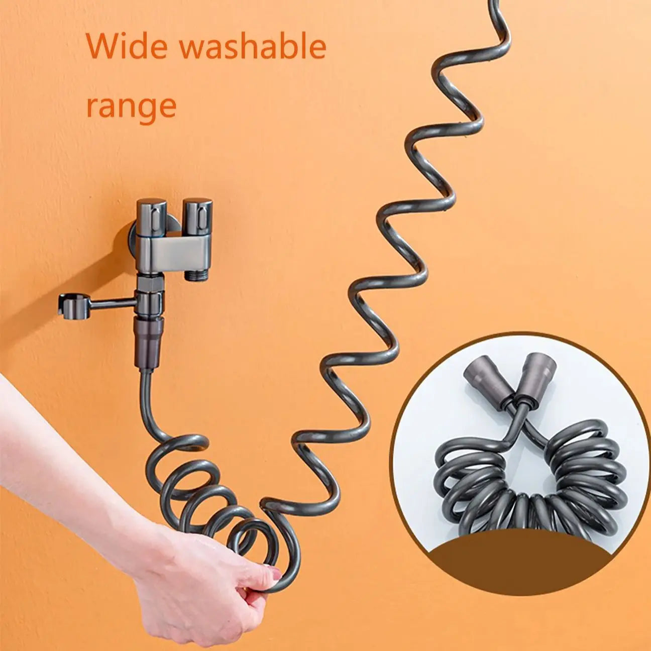 Set Spray Water Bathroom Shower Toilet sprinkle gun Angle Valve Accessories